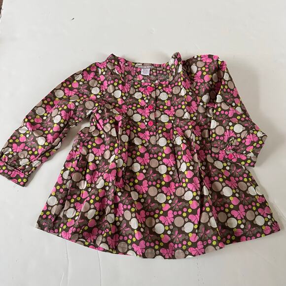 Adorable Baby Girl Pink Bow Blouse & Bubble Pants Set - Picture 5 of 6